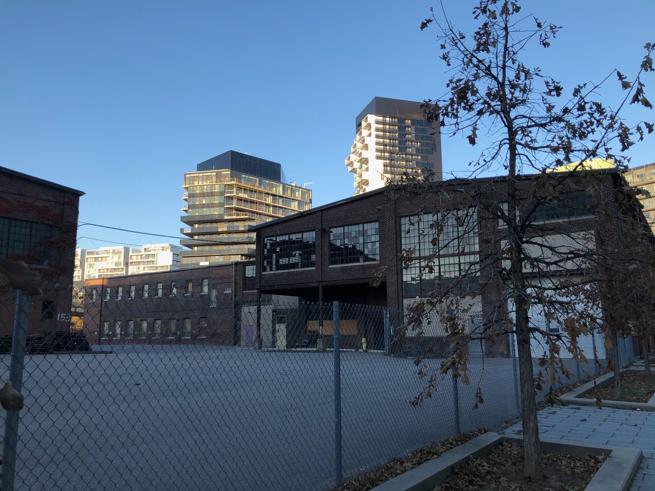 Toronto industrial building exterior